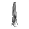 Pelo rizado gris lápiz