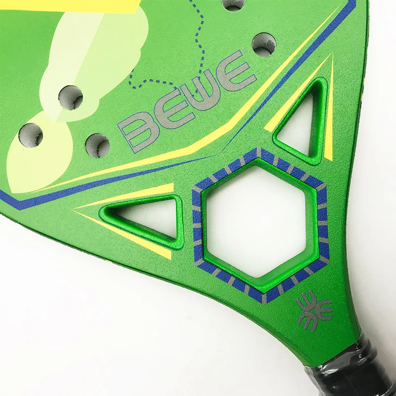 Новое поступление, низкий минимальный заказ, теннисная ракетка из углеродного волокна для пляжа