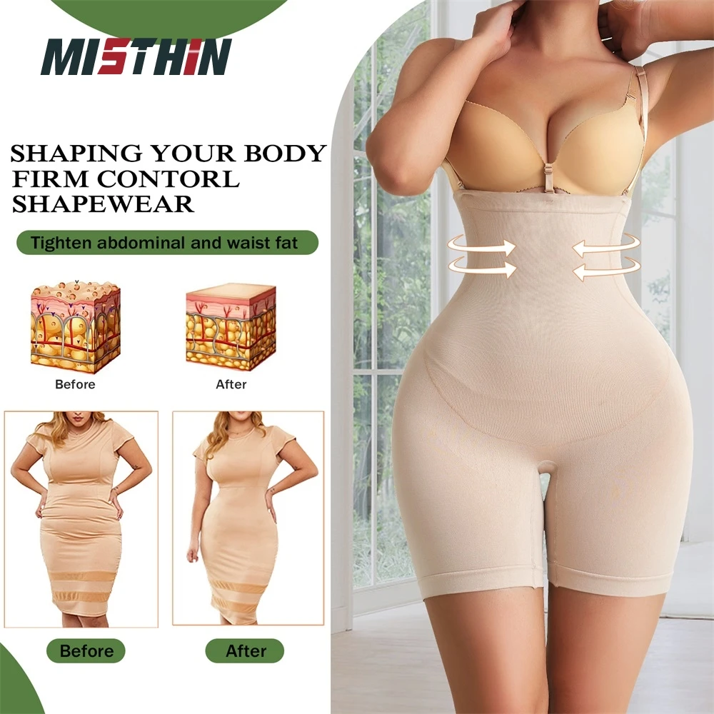 Custom Women Butt Lift Shapewear Bodysuit Sculpting Full Body Shaping Slim Tummy Control Pant Waist Trainer Shaper for Women