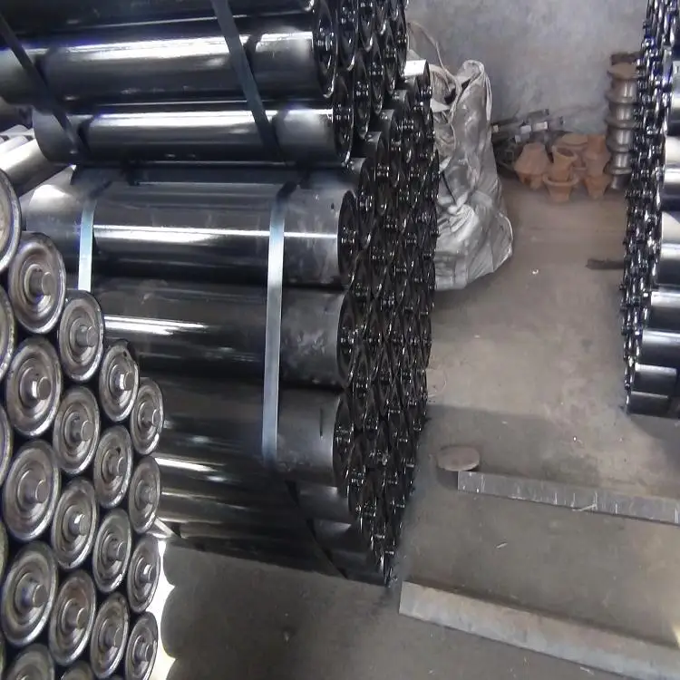Belt Conveyor Side Guide Roller Idler Troughing Steel Carrier Roller for Crashing Plant Coal Mining Belt Conveyor