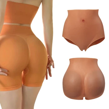 Wholesale Plus Size Shapes Big and Plump Bum Silicone Buttocks Enhancer Hips Pads Woman Body Shaping Silicone Pants