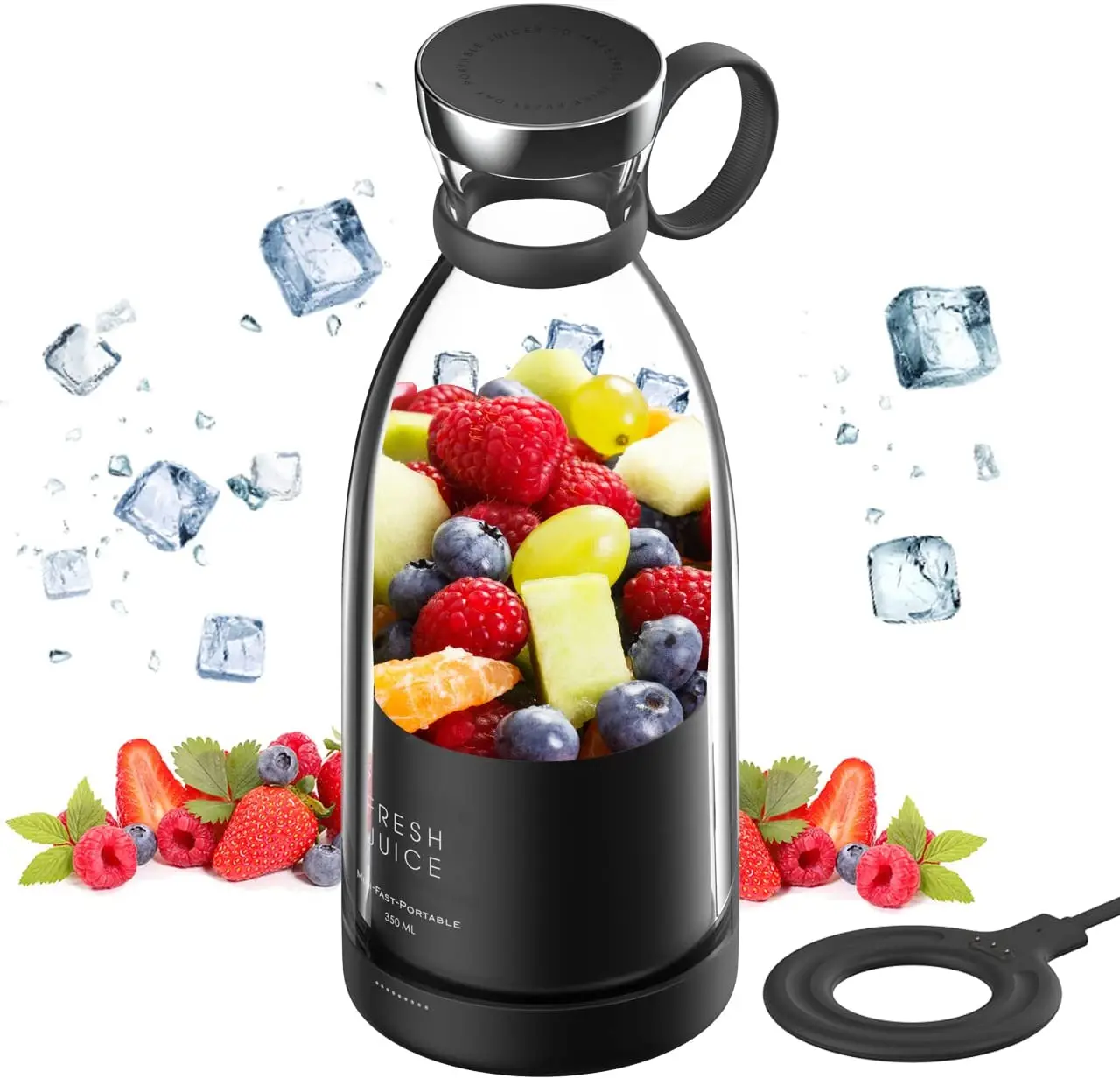 Ready Stock Blades Portable Blender Mini Juicer Cup for Shakes and  Smoothies USB Travel Blender Crushing Ice Fresh Juice Iced