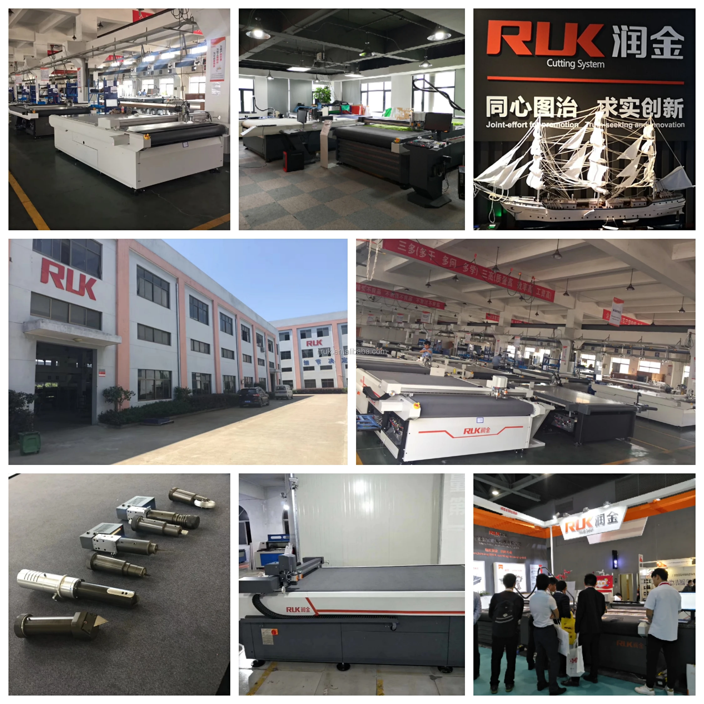 RUK Digital Cutting Plotter Rubber Band Gasket Flatbed Cutting Machine Automatic Cutter