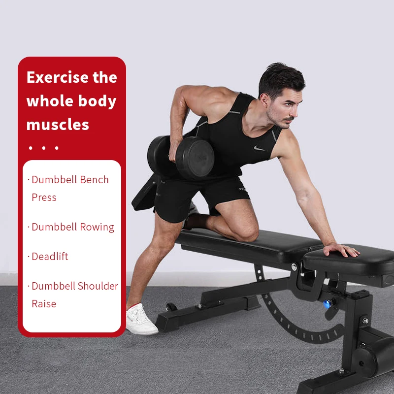 Foldable Weight Lifting Adjustable Heavy Duty Exercise Bench for Commercial product detail 2