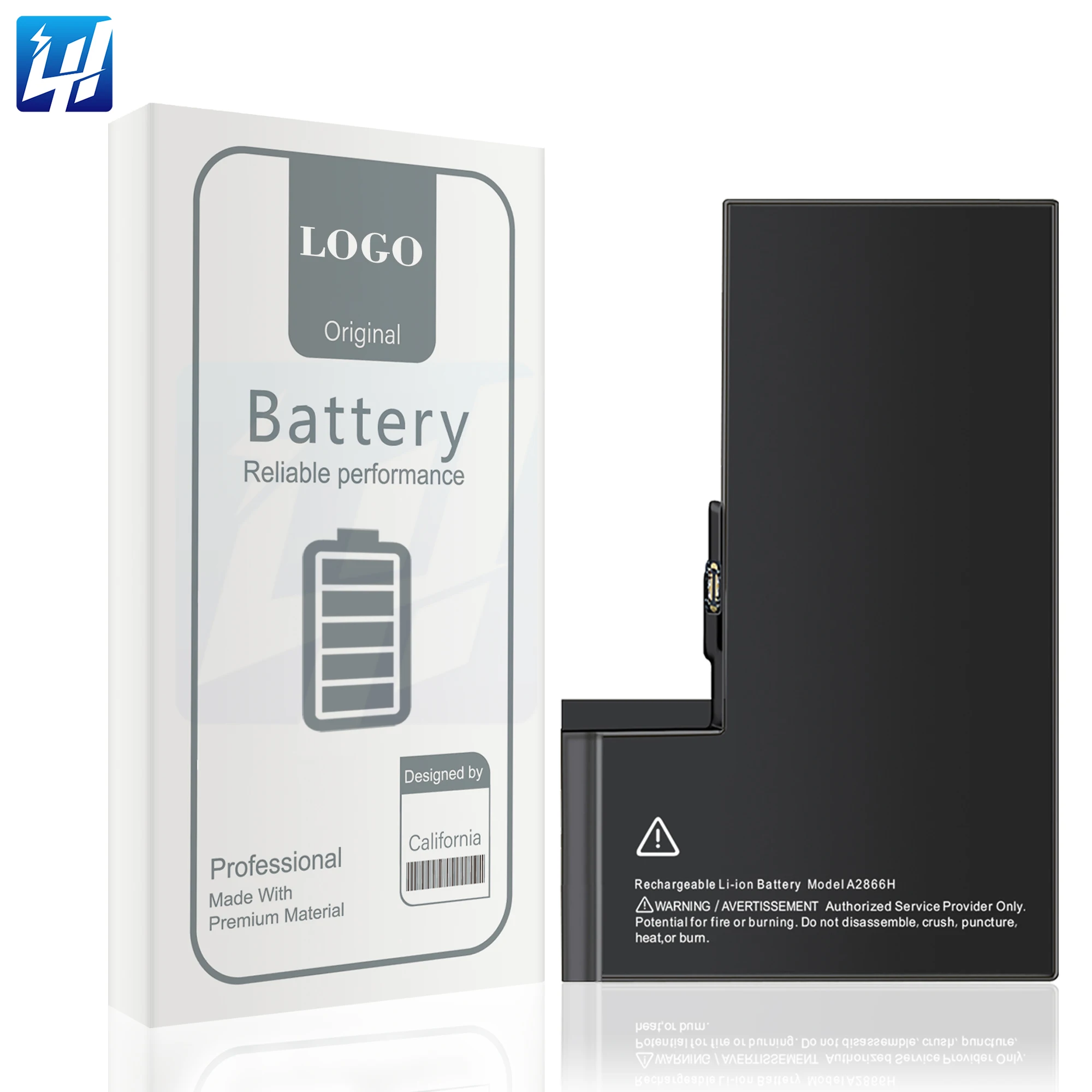 Elephantstory Batterij voor iPhone 12 Mini, 4500 mAh Hoge Capaciteit