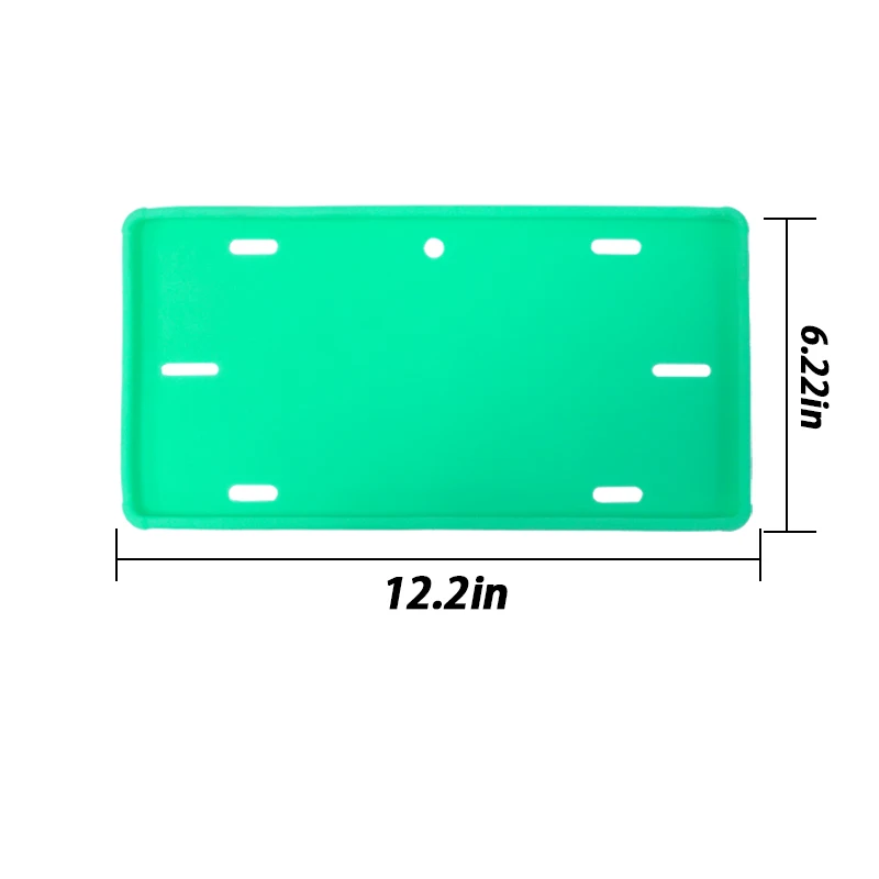 Factory Direct Sales Colorful Silicone License Plate Frames for USA/Canada/Mexico/Guatemala factory