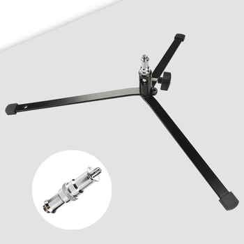 NiceFoto Portable Foldable Studio Lamp Mini Tripod Floor Photographic Light Stand for Video and Photography