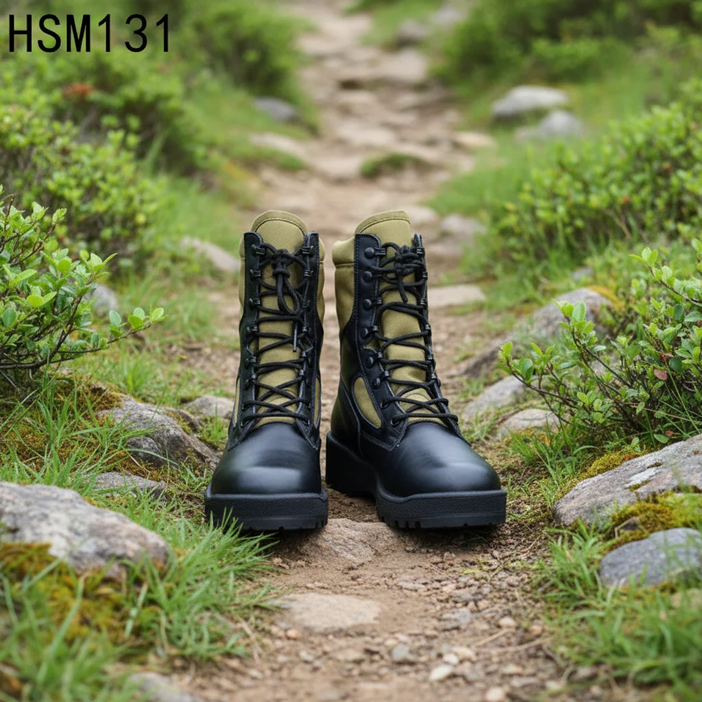 LXG,Camping & Mountaineering Pure Original Belleville Marching Boots Anti-shock PU+rubber Outsole Combat Boots for Men HSM131