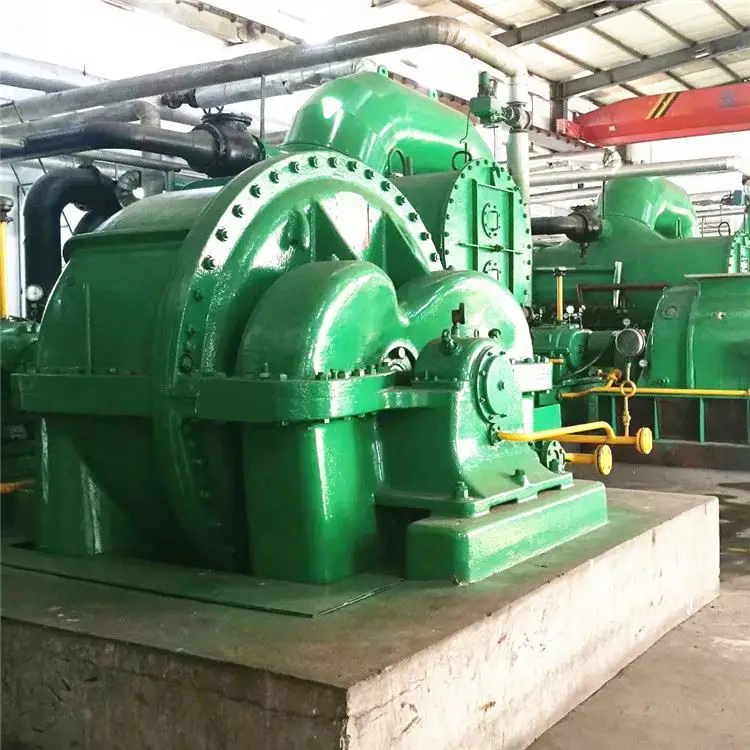 Industrial Steam Turbine Power Plant Generator Without Motor