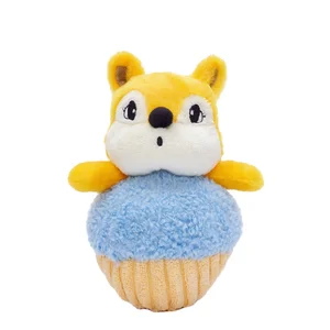 Cute Raccoon Simulation Squirrel Plush Doll Soft Toy Pillow for Children's Birthday Gifts Filled with PP Cotton