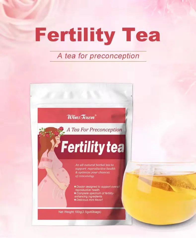 OEM травяной органический чай, розовый женский фертил детоксикации, Теплый Женский чай плодовитости для женщин