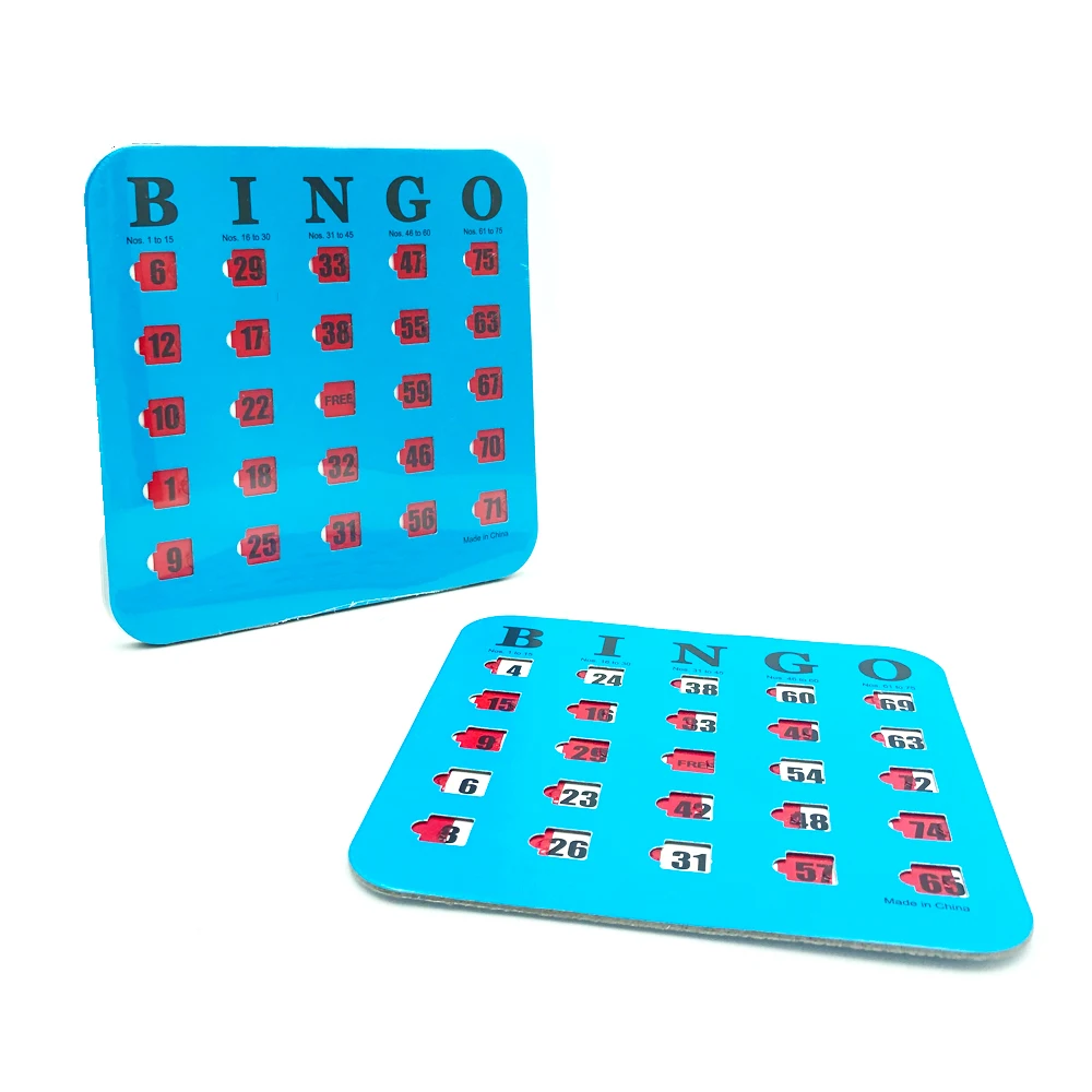 
 5 шт. пальца затвора Экстра Толстая прошитая Quick Clear быстрого сброса затвора бинго карты с большой вкладки  