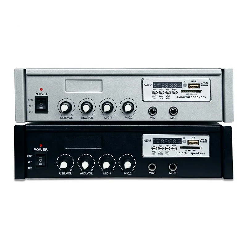 Фоновая музыка акустическая система аудио 12V 50W мини усилитель