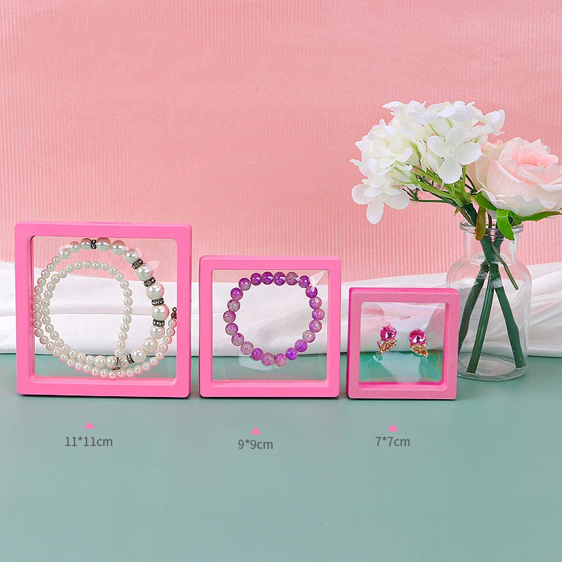 Thin Suspension Frame Display Case 3d Floating Transparent Dustproof