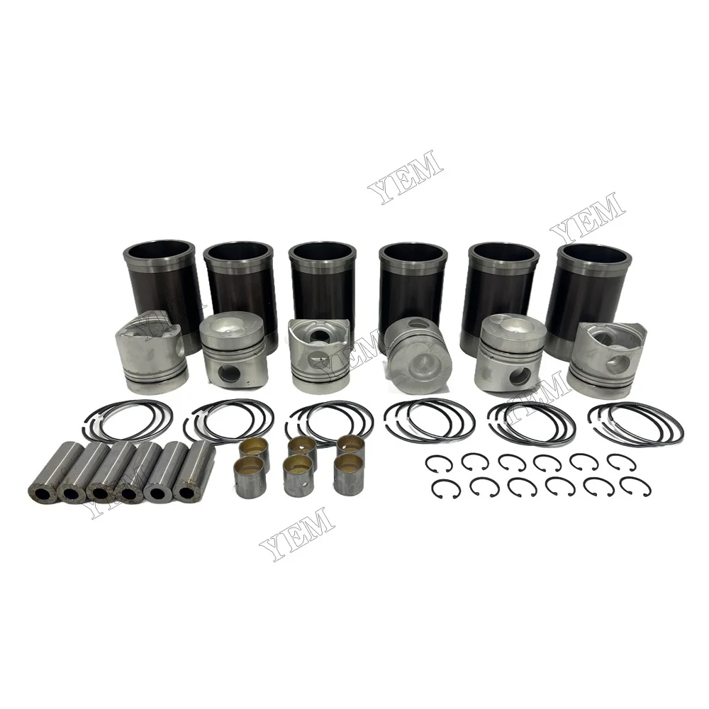 For Mitsubishi 6D14 Cylinder Liner Kit Universal Engine Parts 2