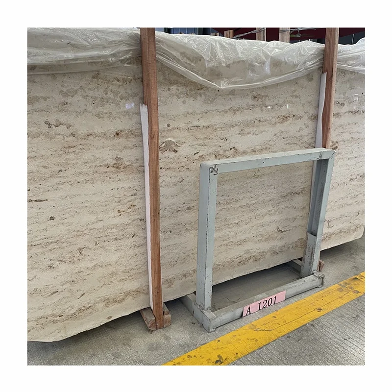 Съвременен дизайн, естествен юрски бежов вулканичен камък (блустоун) с матова обработка, външна тухла за употреба на открито