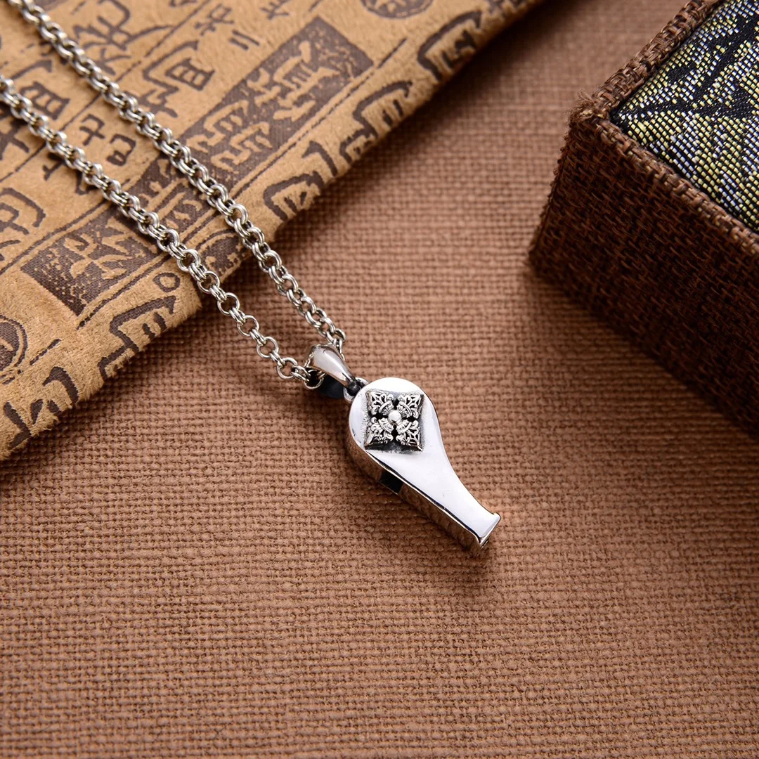 Sseesy Acero Inoxidable Joyas Anxiety Relief Pendants