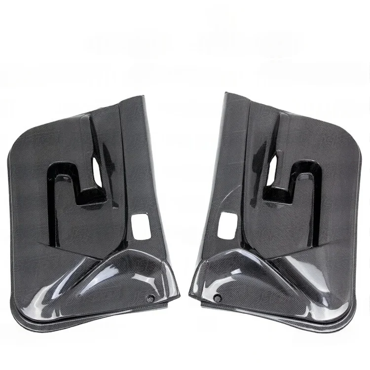 ike　1755カーボン　9セット Carbon Fiber Inside Door Plat for 2003-2007 Mitsubishi Lancer EVO