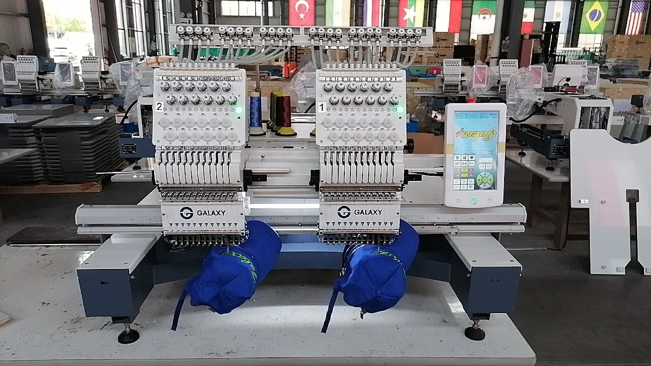 GALAXY HIGH SPEED TWO HEAD EMBROIDERY MACHINE