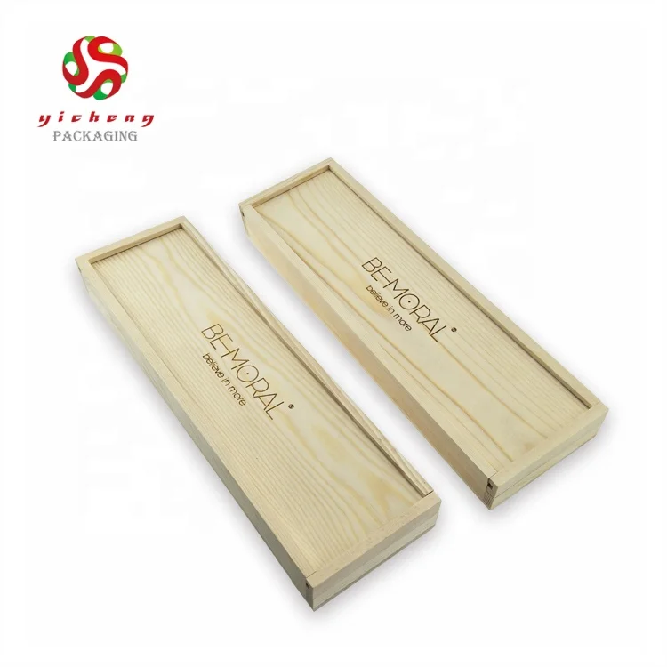 Custom Trunk Portable Wooden Sliding Crafts Wooden Box Craft Supplies