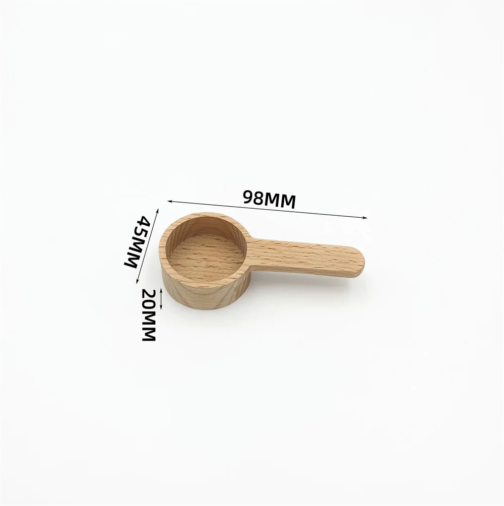 Wholesale Factory Small Spoon Teaspoon Spice Spoons Natural Mini Wooden Spoons for Condiment Honey Jam Sugar Coffee