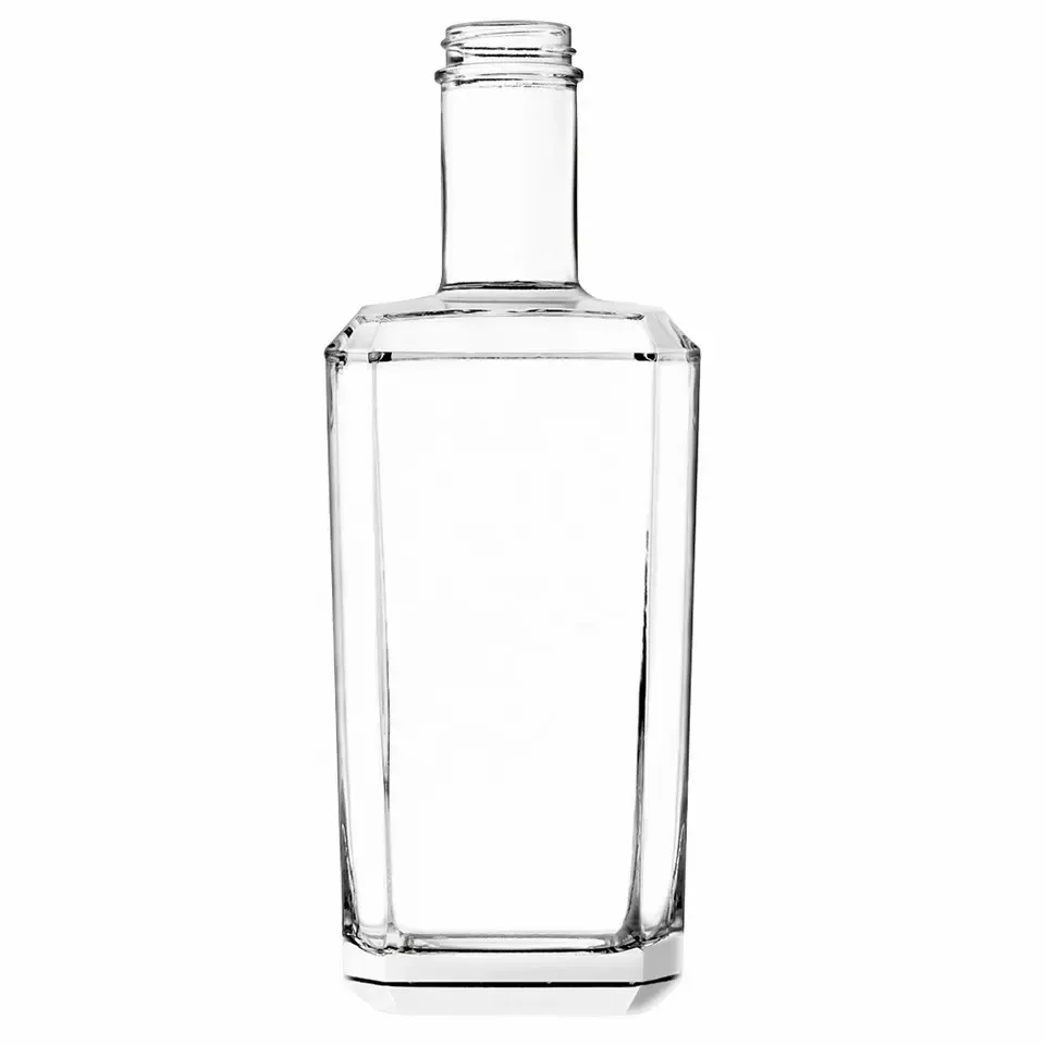 500ml 750ml Glass Bottle Food Safe Grade Glass Wine Bottles Clear Glass