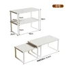 White stand, large and small sizes, 40cm