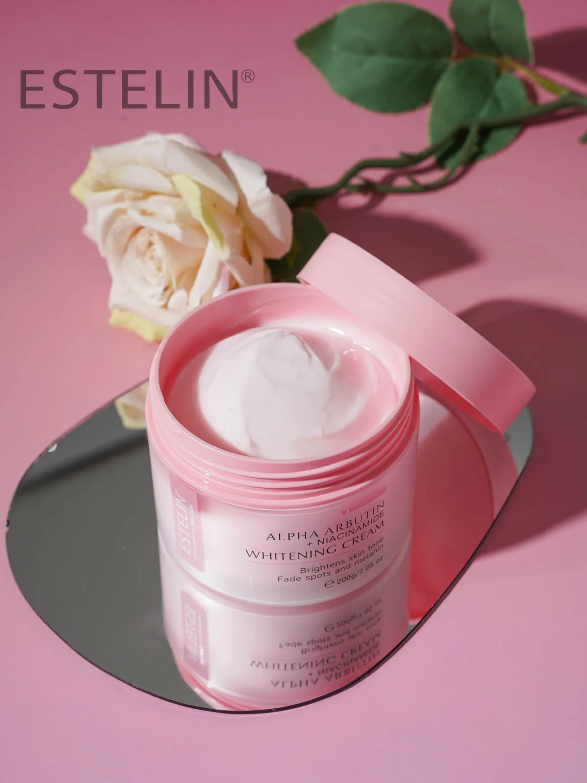 ESTELIN Skin Care Moisturizing Fade Spots Brightening Arbutin Niacinamide Whitening Cream 200ml