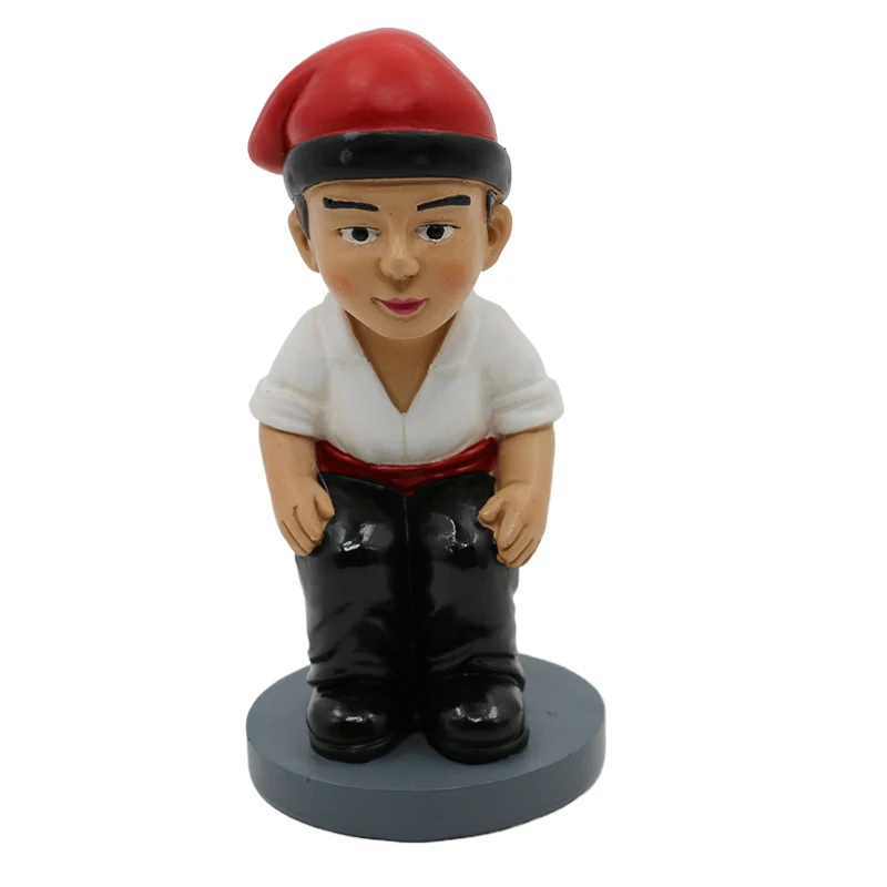 BSCI Factory High Quality Resin Caganer Figurine Resin Gift Caganer Home Decoration Caganer