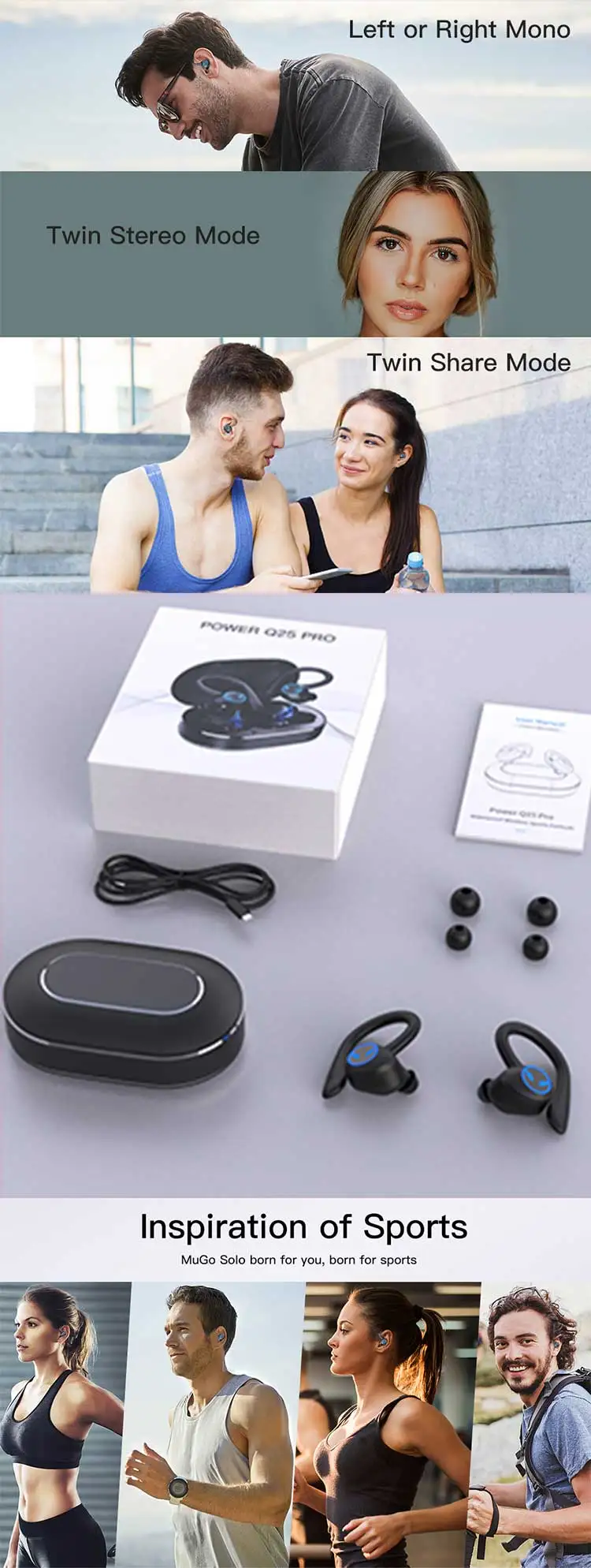 Special Design YYK-Q26 PRO Tws Super Sound Bass Mini Earphones Wireless Earbuds