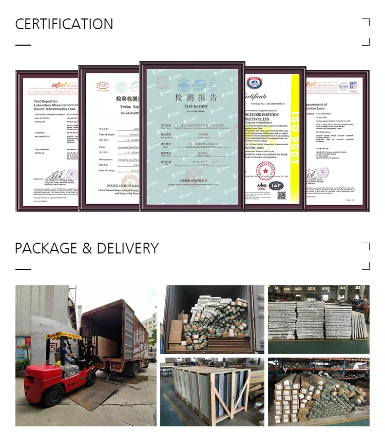 Frame Hidden Aluminum Poder Coating Glass Wall Partitioning for Office ...