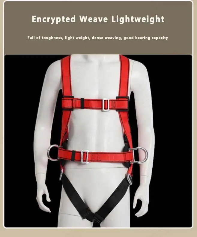 Aerial Work Full Body Safety Harness Belt Outdoor Expansion Rock
