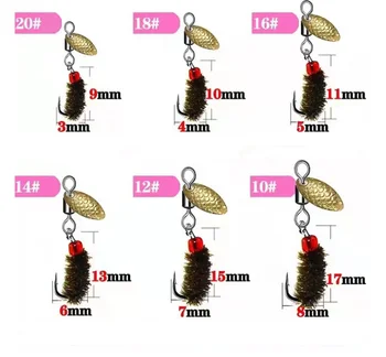Fly Tying Bass Trout Spinner Metal Lure Sea Fishing Metal Lure Salt Water Fishing Wobbler Metal Baits Spinner Bait Bass Lure – Metal Jig – view 3