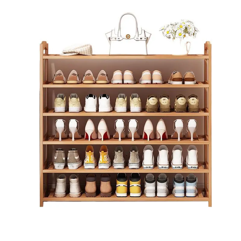product high quality modern bamboo 7 layer eco friendly home furniture living room shoe rack with adjustable design and easy assembly-14