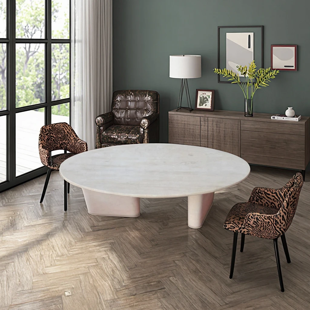 product ydstone modern travertine coffee table for dining restaurant hotel bathroom vanity top countertop durable marble material-1
