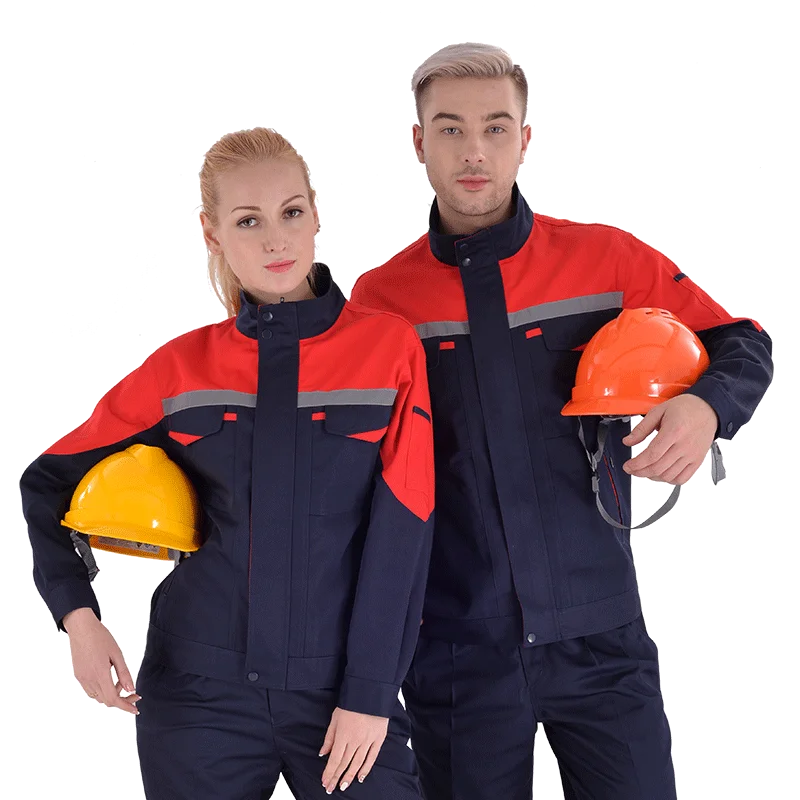 Reflective Work Uniform Factory Safety Long Sleeves Working Clothes Engineer Uniforms Workwear