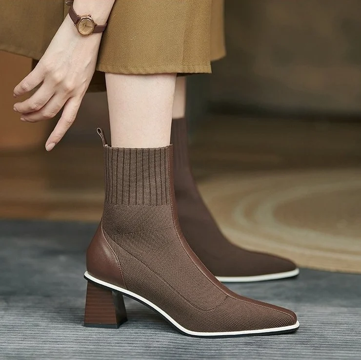 Bota de Mujer 2022 Botas de Tacón Alto de Invierno de Mujer Botas Sexy Botas  Largas comprar a buen precio — entrega gratuita, reseñas reales con fotos —  Joom