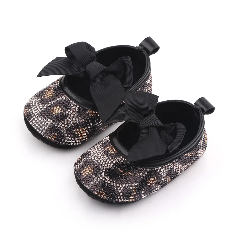 Beautiful Rhinestone Baby Girl Princess Shoes Newborn Soft Sole Toddler Shoes