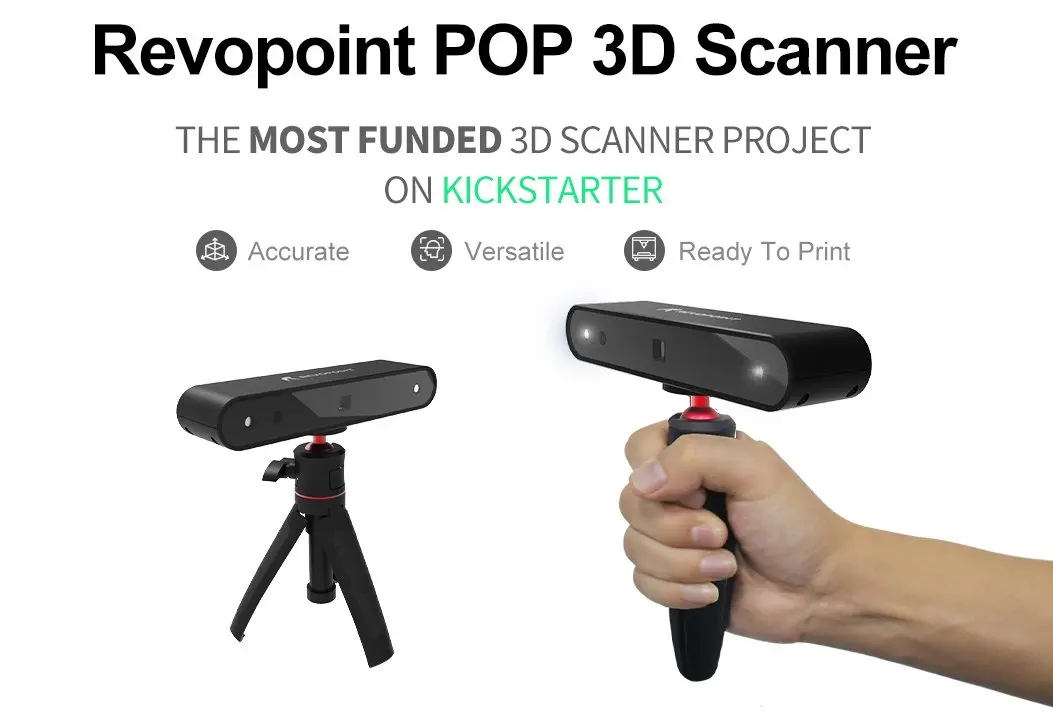 Revopoint Pop 3d Scanner Handheld 3d Scanner For 3d Printer Revopoint Pop Highprecision 3d