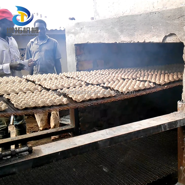 Egg Tray Traditional Drying Line / Conveyor Belt Dryer / Brick Oven