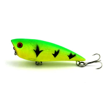 100 Pz Popper Esca Da Pesca 7cm Non Verniciate | Blank Crankbait ABS | Per Bass, Luccio E Trota | HENGJIA Topwater