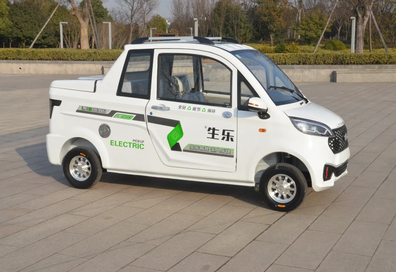 2022 LESENG RHD Right Side Steering Wheel Lesheng Strong Feature Electric Car Pickup P2 With Big Power Electric Car