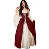 Burgundy [skirt, vest, and ribbon]