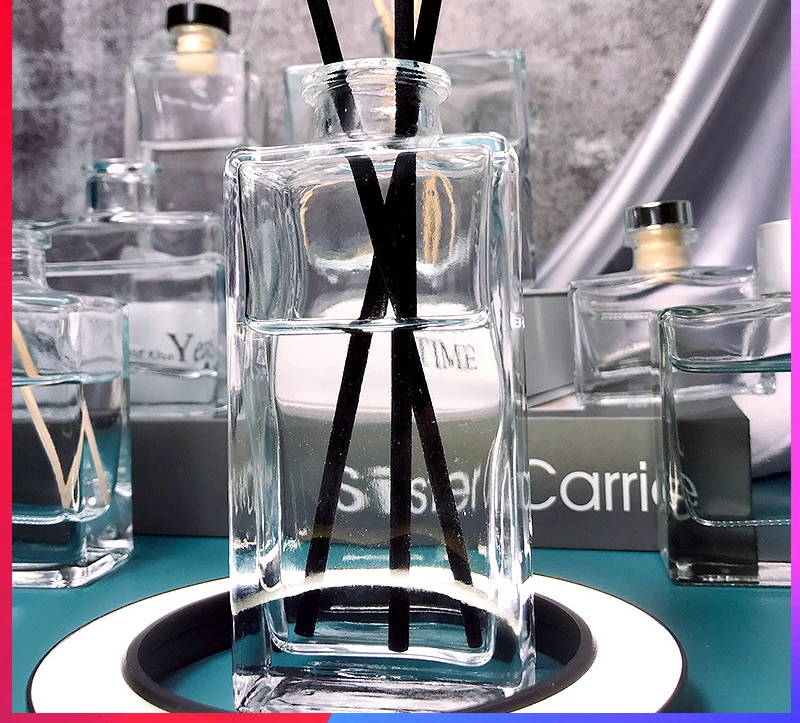 50ml 100ml Empty Tent Shape Glass Reed Diffuser Fragrance Bottle