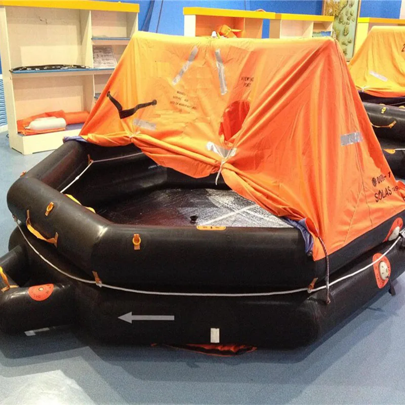 20 Persons SOLAS Approved a Pack Throw Over Board Inflatable Life Raft for Sale