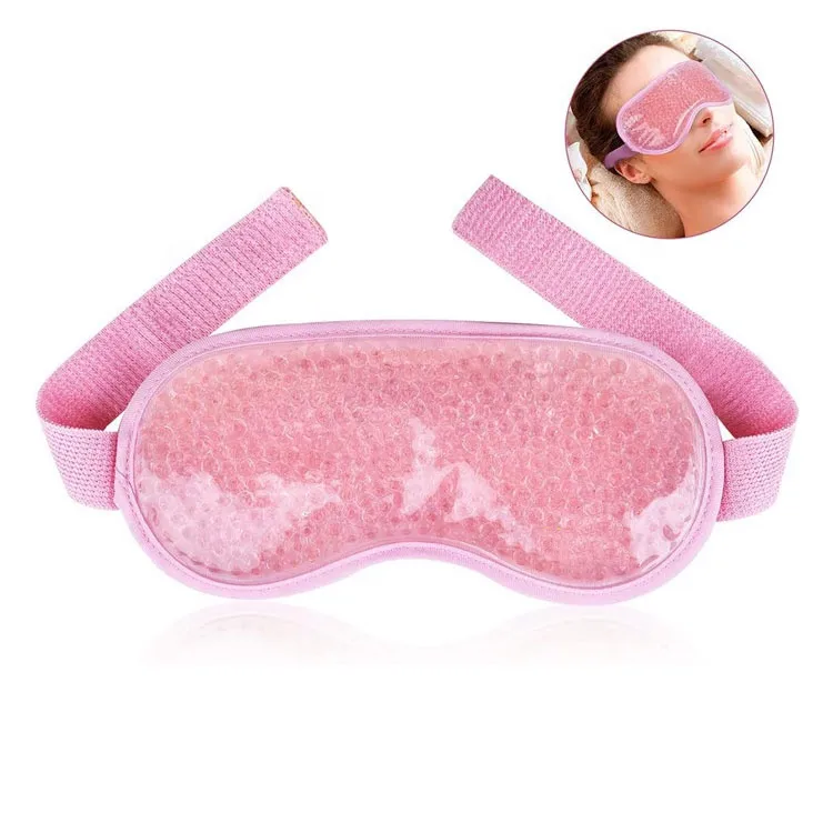 Non Toxic Pvc Custom Cooling Eye Patch Reusable Custom Gel Beads Cool