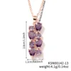 Rose gold-purple diamond