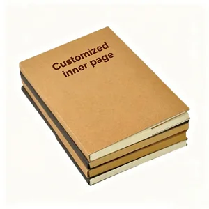Simple Design Custom Kraft Paper Notebook Oem Wholesale Sketchbook for Pencil Painting