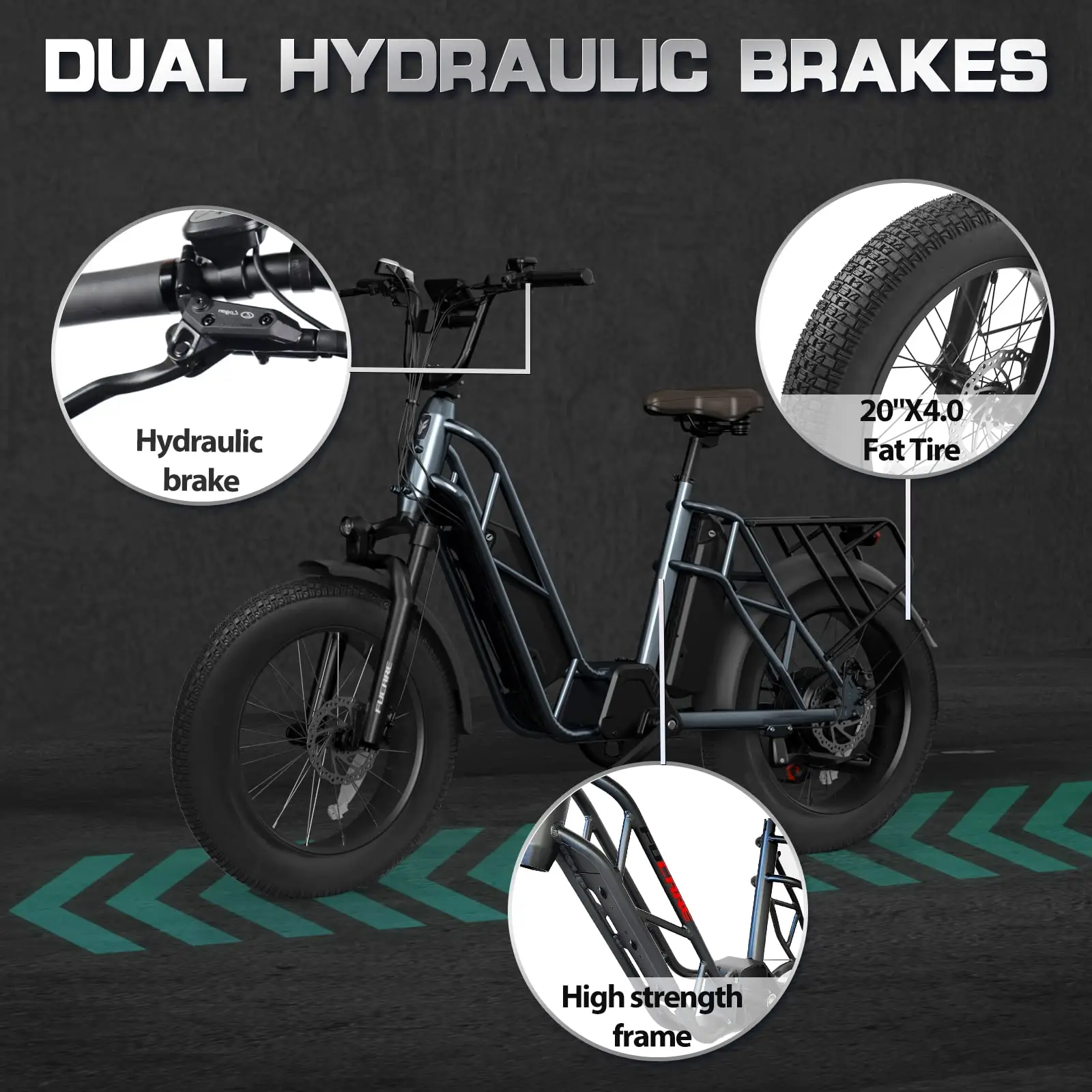 Rechargeable Used Electric Bicycle Tailg Fat Tire Mountain E Bike Biggest Tyer High Power Buy Electric Bicycle