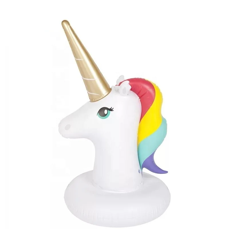 Новинка, ПВХ, для игр на открытом воздухе, детский надувной единорог, бассейн, кольцо, набор для игр